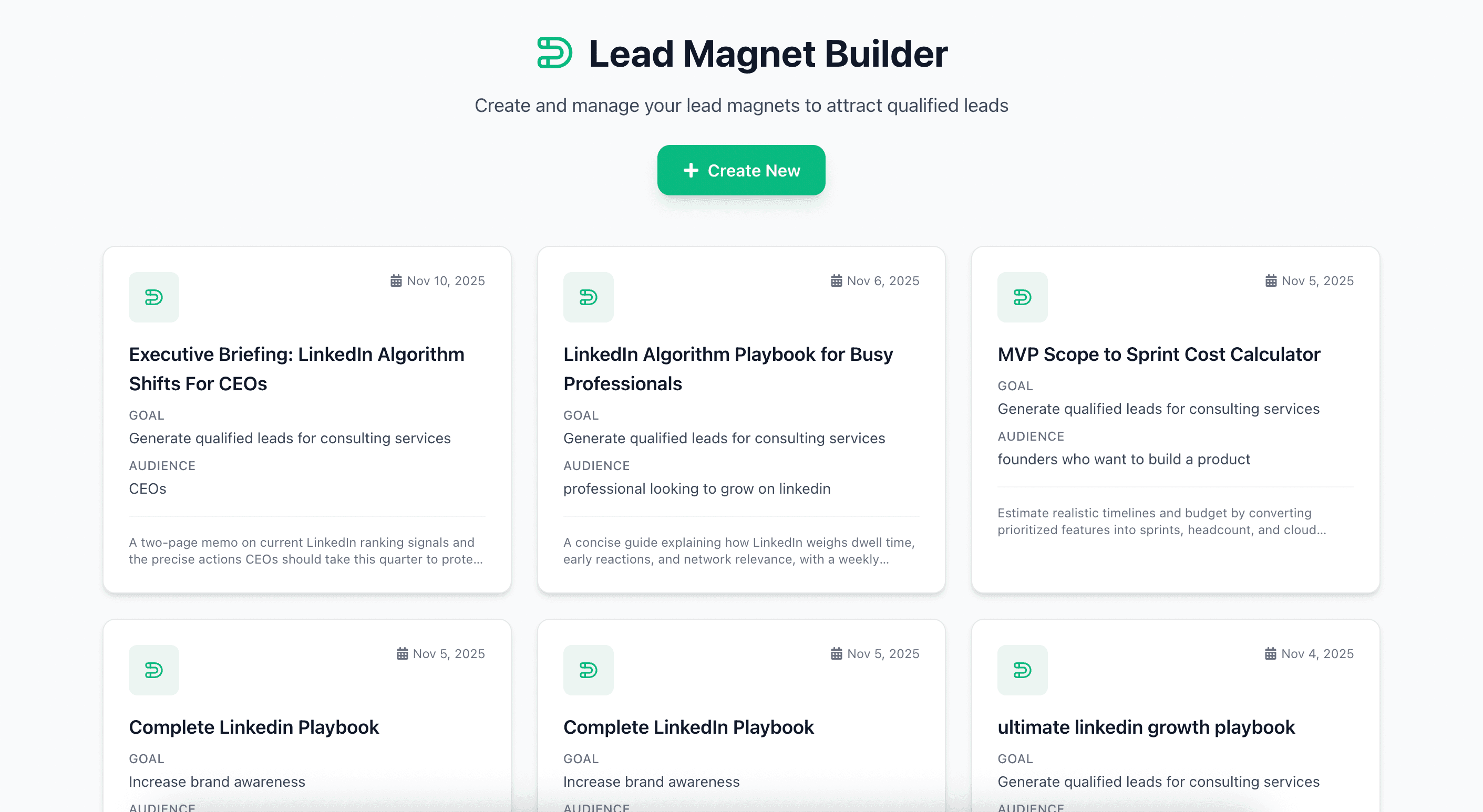 Build your audience with lead magnets - LinkedIn AI content creation